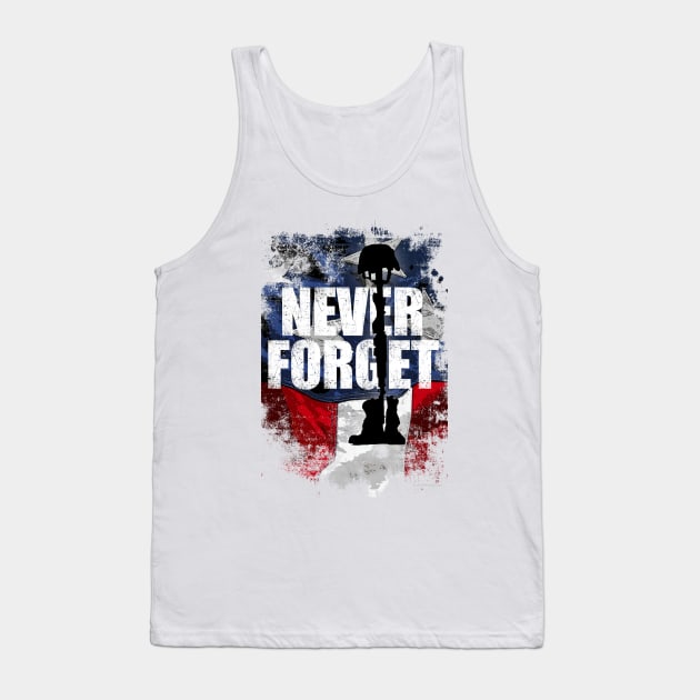 Never Forget Tank Top by eBrushDesign